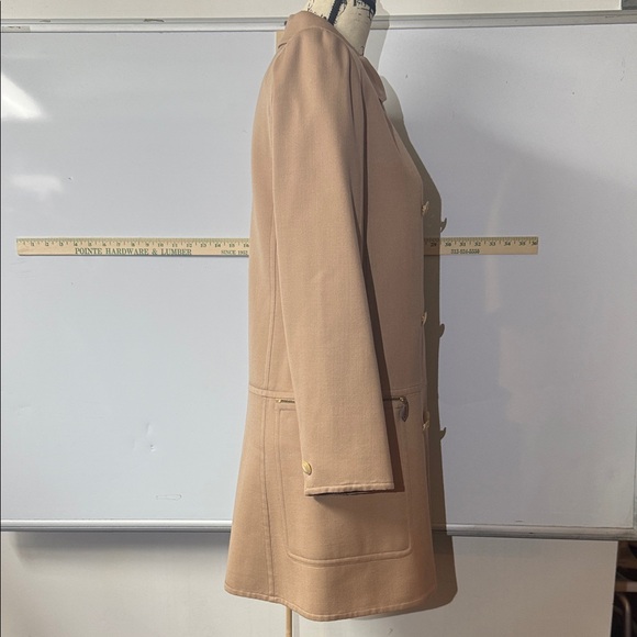 Vintage Hermes Camel Double-Breasted Trench Coat - SPECTACULAR COAT! - Picture 8 of 17